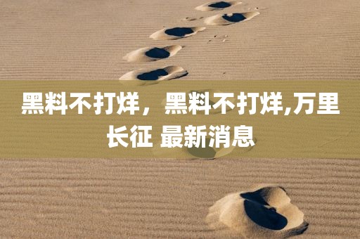 黑料不打烊，黑料不打烊,万里长征 最新消息