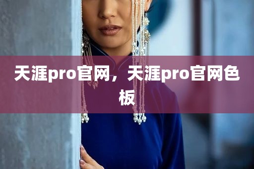 天涯pro官网，天涯pro官网色板