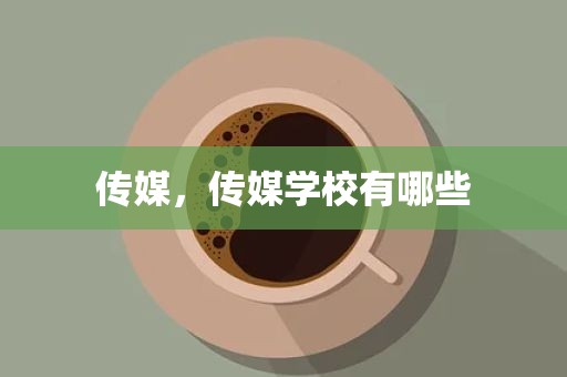 传媒，传媒学校有哪些