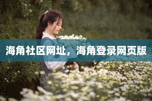 海角社区网址，海角登录网页版