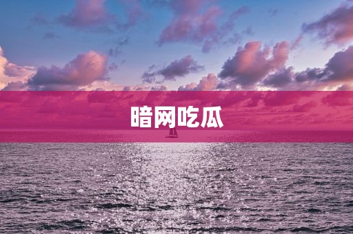 暗网吃瓜