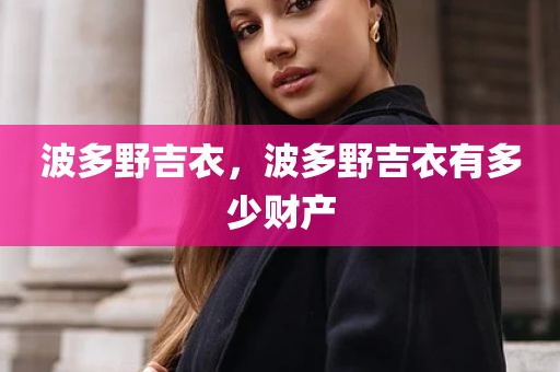 波多野吉衣，波多野吉衣有多少财产