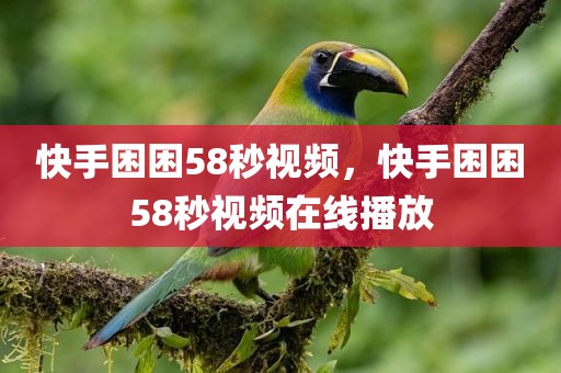 快手困困58秒视频，快手困困58秒视频在线播放