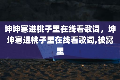 坤坤寒进桃子里在线看歌词，坤坤寒进桃子里在线看歌词,被窝里
