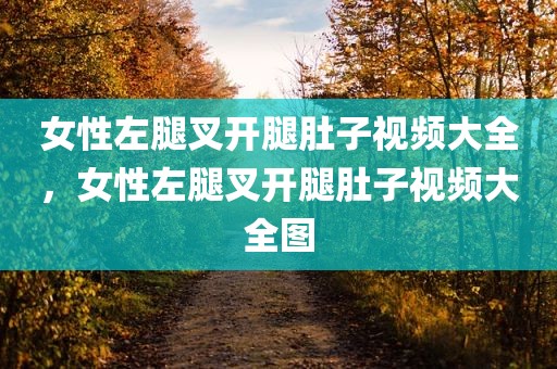女性左腿叉开腿肚子视频大全，女性左腿叉开腿肚子视频大全图