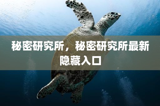 秘密研究所，秘密研究所最新隐藏入口