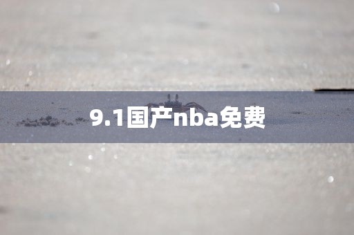 9.1国产nba免费