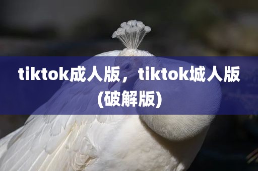 tiktok成人版，tiktok城人版(破解版)