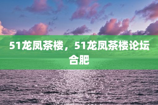 51龙凤茶楼，51龙凤茶楼论坛合肥
