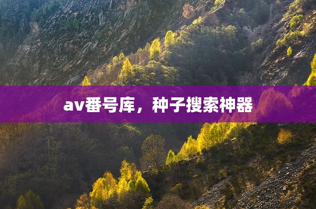 av番号库，种子搜索神器