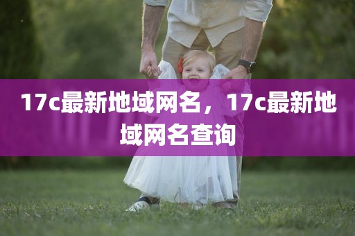 17c最新地域网名，17c最新地域网名查询
