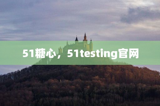 51糖心，51testing官网