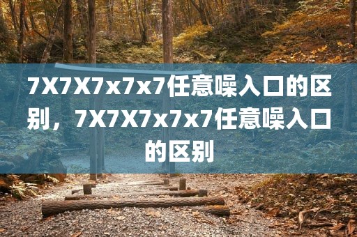 7X7X7x7x7任意噪入口的区别，7X7X7x7x7任意噪入口的区别