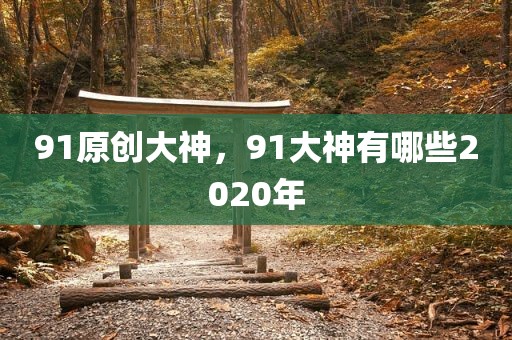 91原创大神，91大神有哪些2020年