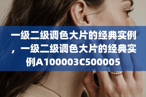 一级二级调色大片的经典实例，一级二级调色大片的经典实例A100003C500005