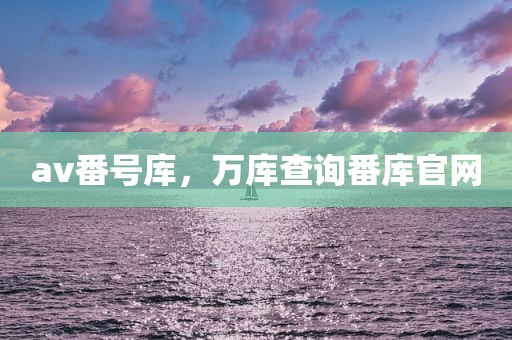 av番号库，万库查询番库官网