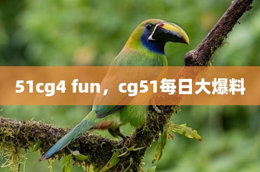 51cg4 fun，cg51每日大爆料