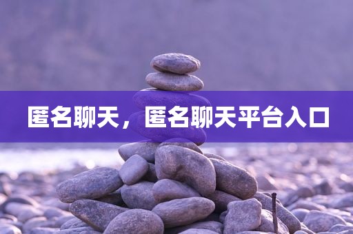 匿名聊天，匿名聊天平台入口