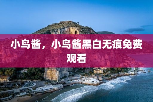 小鸟酱，小鸟酱黑白无痕免费观看