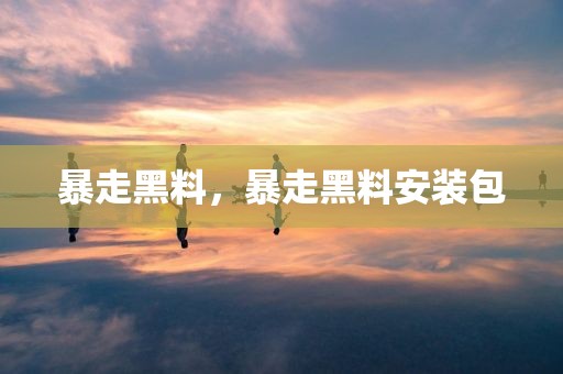 暴走黑料，暴走黑料安装包